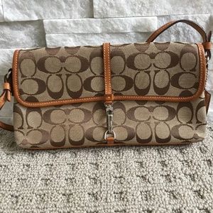 Coach clutch wristlet